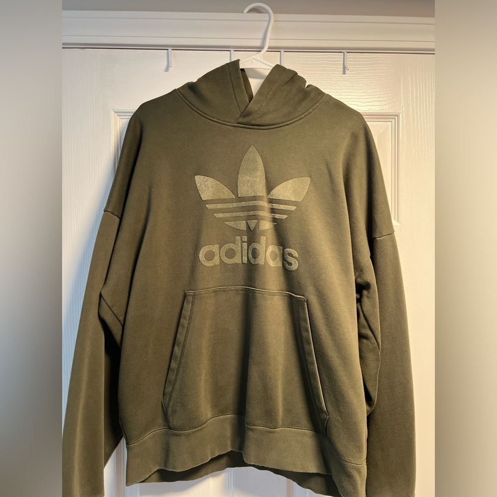 Olive Green Adidas Sweatshirt